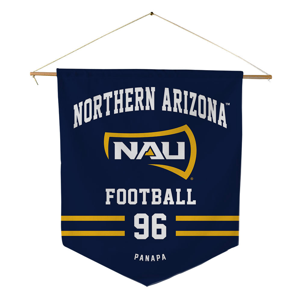 Northern Arizona - NCAA Football : Connor Panapa - Pennant - 18" x 21"-0