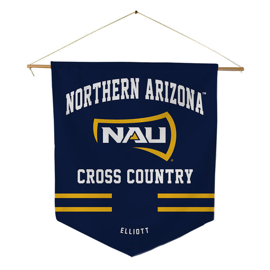 Northern Arizona - NCAA Men's Cross Country : Jackson Elliott - Pennant - 18" x 21"-0