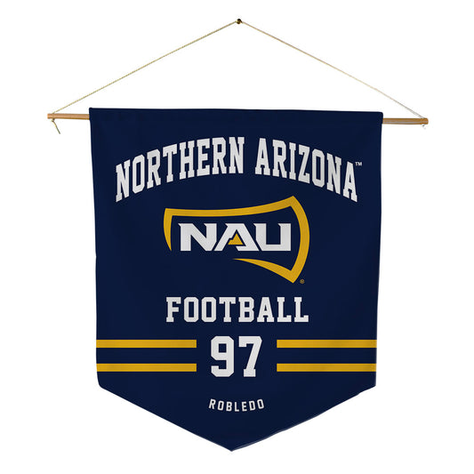 Northern Arizona - NCAA Football : Daniel Robledo - Pennant - 18" x 21"-0