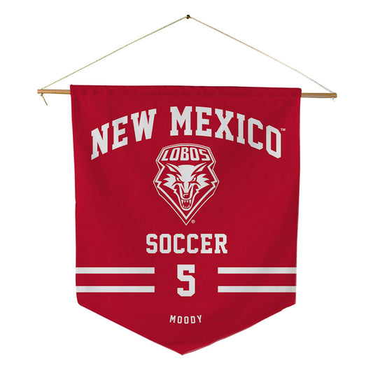New Mexico - NCAA Women's Soccer : Ashley Moody - Pennant - 18" x 21"-0