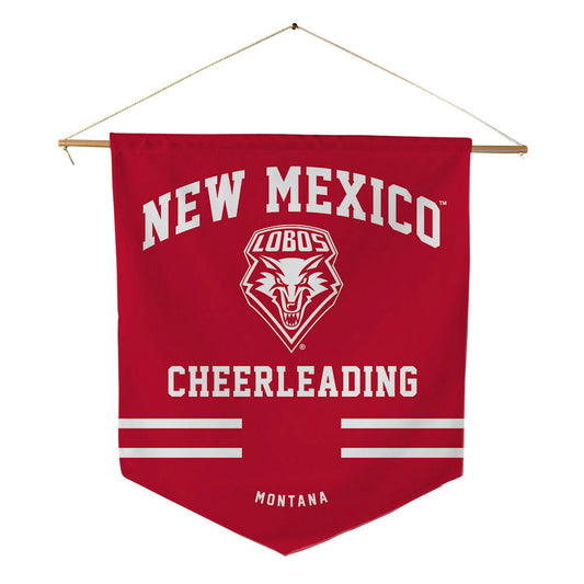 New Mexico - NCAA Cheerleading : Montana Ebbesen - Pennant - 18" x 21"-0