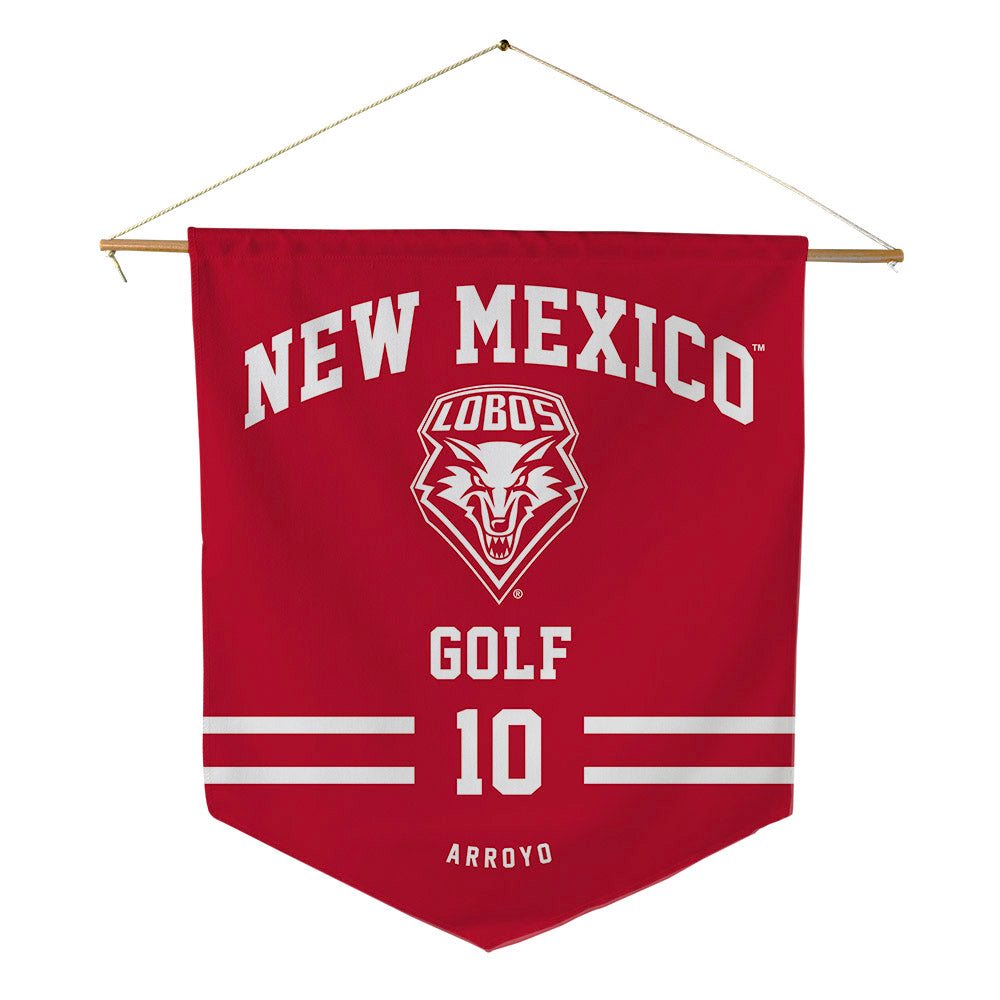 New Mexico - NCAA Women's Golf : Maria Arroyo - Pennant - 18" x 21"-0
