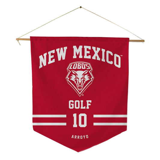 New Mexico - NCAA Women's Golf : Maria Arroyo - Pennant - 18" x 21"-0
