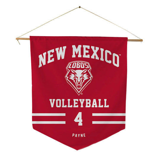 New Mexico - NCAA Women's Volleyball : Lauryn Payne - Pennant - 18" x 21"-0