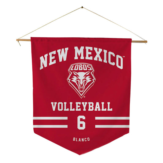 New Mexico - NCAA Women's Volleyball : Madison Blanco - Pennant - 18" x 21"-0