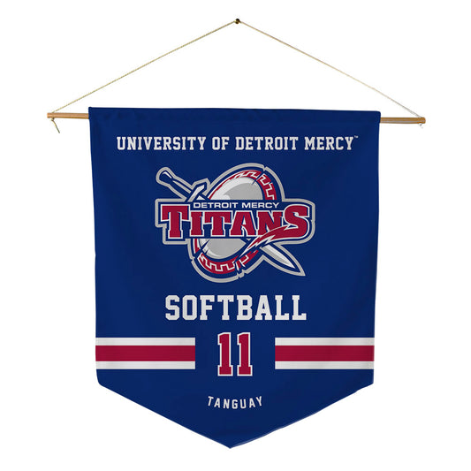 Detroit Mercy - NCAA Softball : Aleah Tanguay - Pennant - 18" x 21"-0
