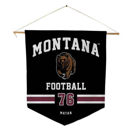 Montana - NCAA Football : Patrick Matan - Pennant - 18" x 21"-0
