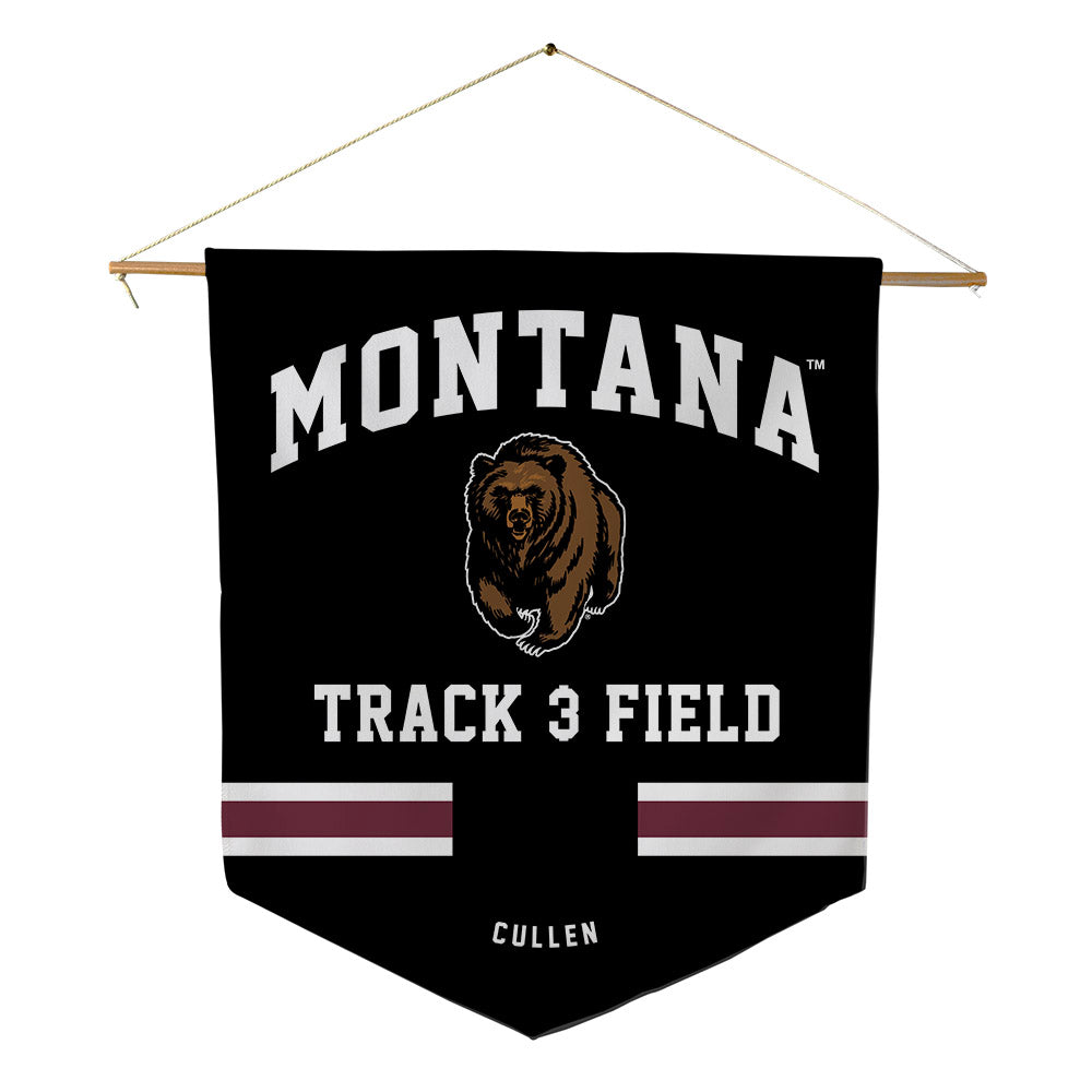 Montana - NCAA Men's Track & Field : Michael Cullen - Pennant - 18" x 21"-0