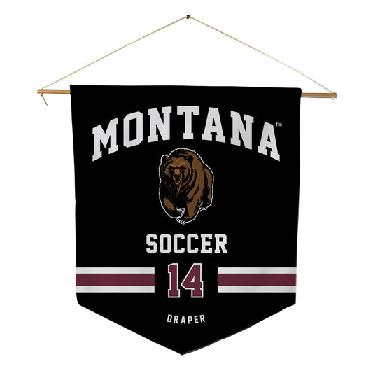 Montana - NCAA Women's Soccer : Mia Draper - Pennant - 18" x 21"-0