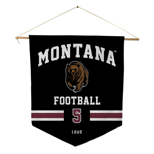 Montana - NCAA Football : Kyon Loud - Pennant - 18" x 21"-0