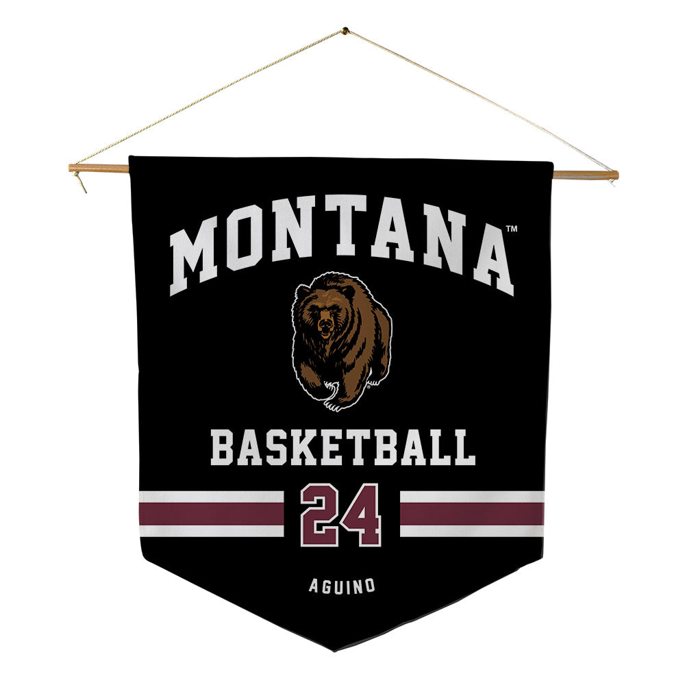 Montana - NCAA Men's Basketball : Kenyon Aguino - Pennant - 18" x 21"-0