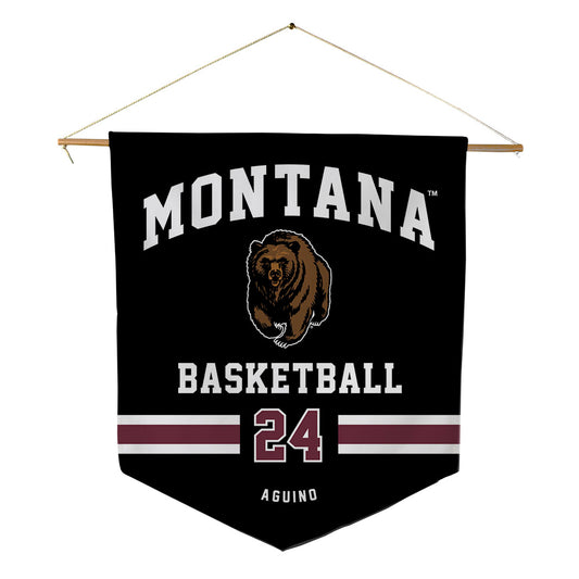 Montana - NCAA Men's Basketball : Kenyon Aguino - Pennant - 18" x 21"-0