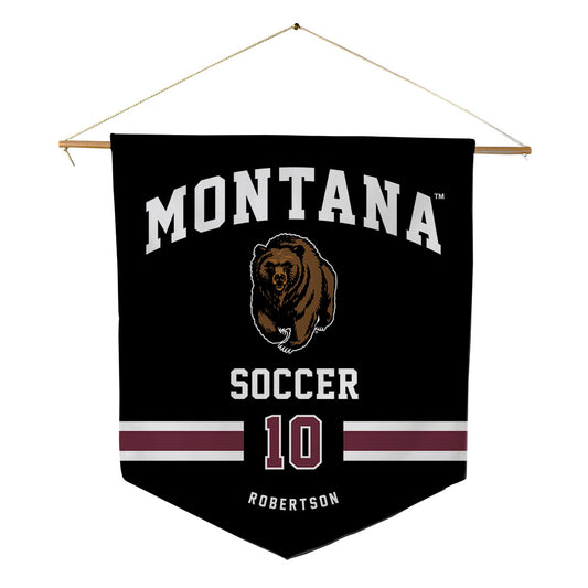 Montana - NCAA Women's Soccer : Lydia Robertson - Pennant - 18" x 21"-0