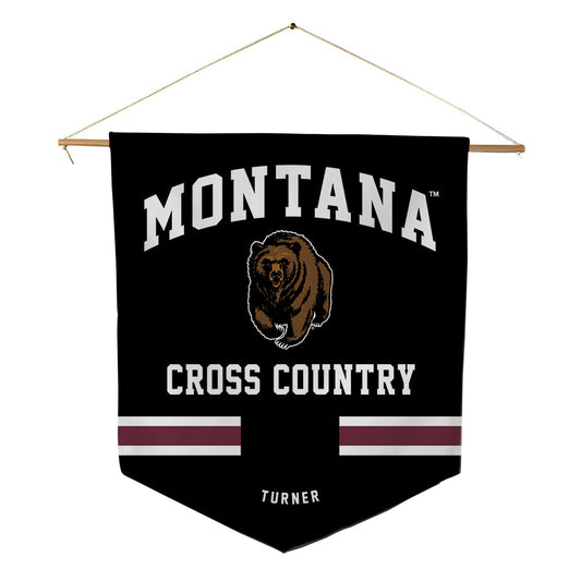 Montana - NCAA Men's Cross Country : Albert Turner - Pennant - 18" x 21"-0