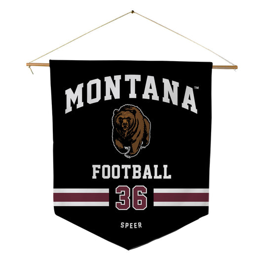 Montana - NCAA Football : Garrett Speer - Pennant - 18" x 21"-0