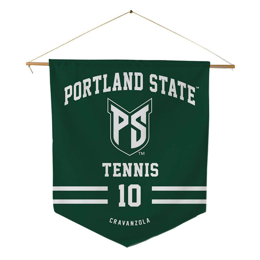 Portland State - NCAA Men's Tennis : Edoardo Cravanzola - Pennant - 18" x 21"-0