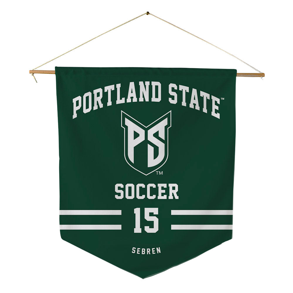 Portland State - NCAA Women's Soccer : Addison Sebren - Pennant - 18" x 21"-0