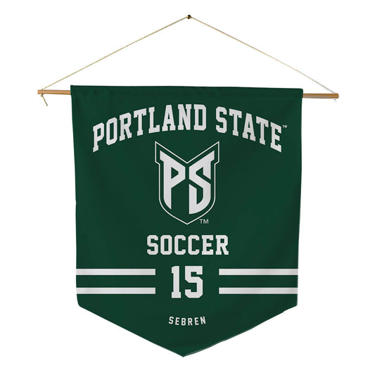Portland State - NCAA Women's Soccer : Addison Sebren - Pennant - 18" x 21"-0