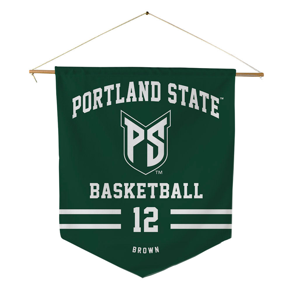 Portland State - NCAA Women's Basketball : Kyleigh Brown - Pennant - 18" x 21"-0