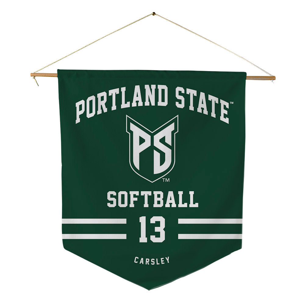 Portland State - NCAA Softball : Abigail Carsley - Pennant - 18" x 21"-0