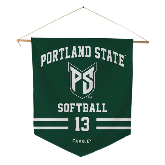 Portland State - NCAA Softball : Abigail Carsley - Pennant - 18" x 21"-0