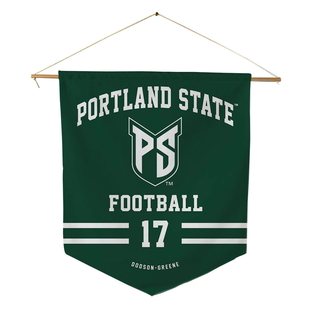 Portland State - NCAA Football : Zachary Dodson-greene - Pennant - 18" x 21"-0