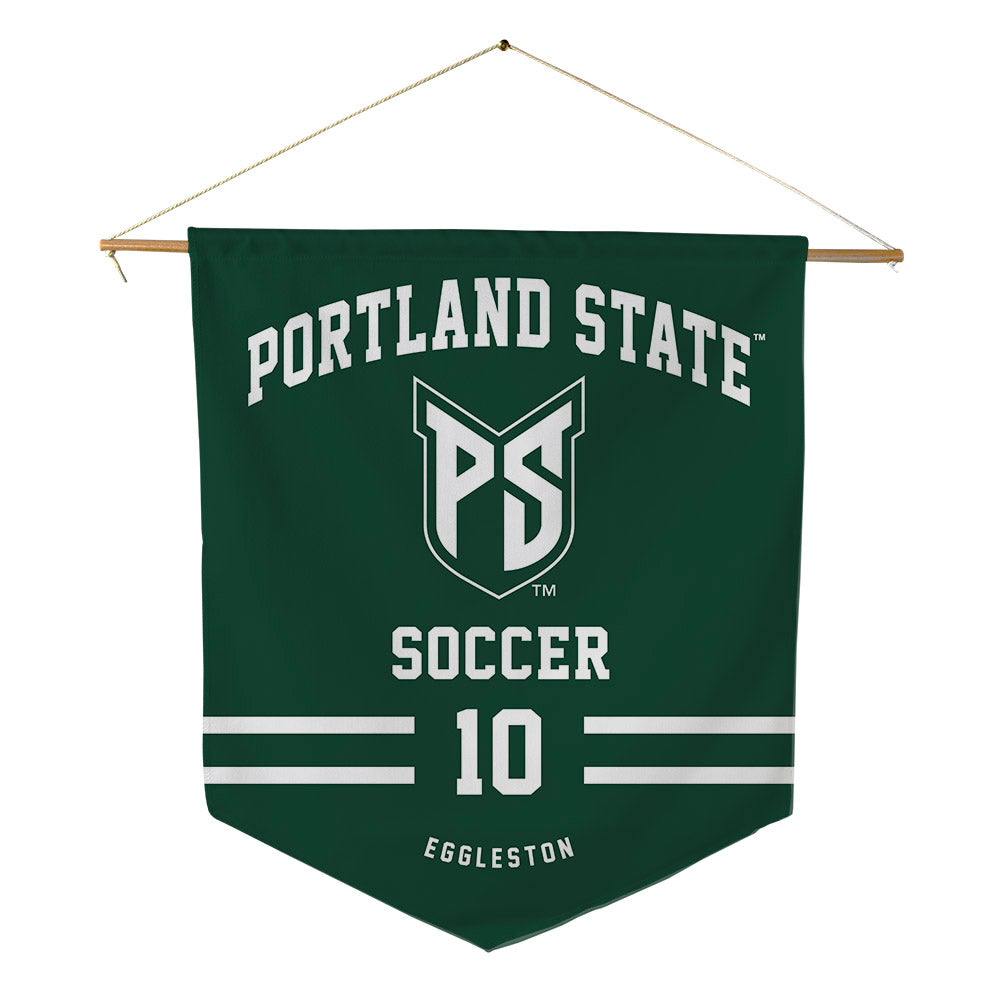 Portland State - NCAA Women's Soccer : McKenna Eggleston - Pennant - 18" x 21"-0