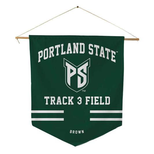 Portland State - NCAA Women's Track & Field : Ahmeah Brown - Pennant - 18" x 21"-0