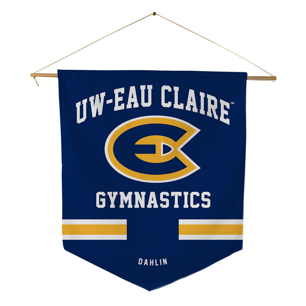 UW Eau Claire - NCAA Women's Gymnastics : Meghan Dahlin - Pennant - 18" x 21"-0