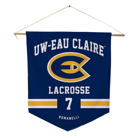 UW Eau Claire - NCAA Women's Lacrosse : Alexie Romanelli - Pennant - 18" x 21"-0