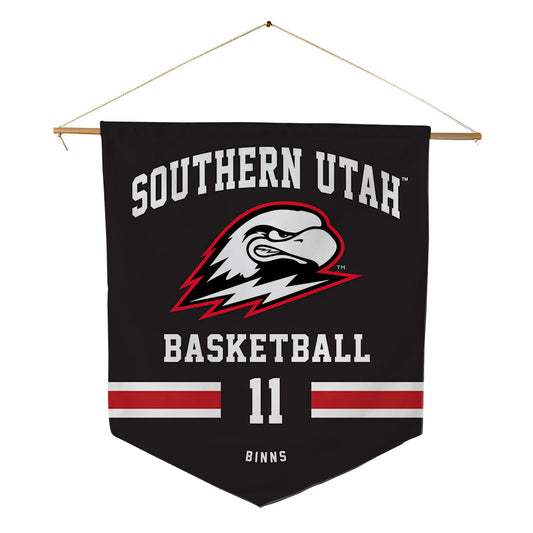 Southern Utah - NCAA Men's Basketball : Langston Binns - Pennant - 18" x 21"-0