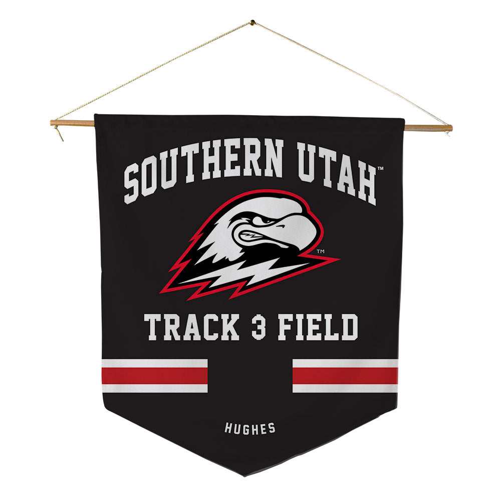 Southern Utah - NCAA Women's Track & Field : Ajia Hughes - Pennant - 18" x 21"-0