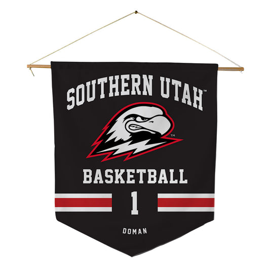 Southern Utah - NCAA Women's Basketball : Kortney Doman - Pennant - 18" x 21"-0