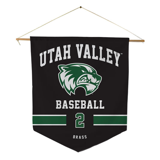 Utah Valley - NCAA Baseball : Cooper Brass - Pennant - 18" x 21"-0
