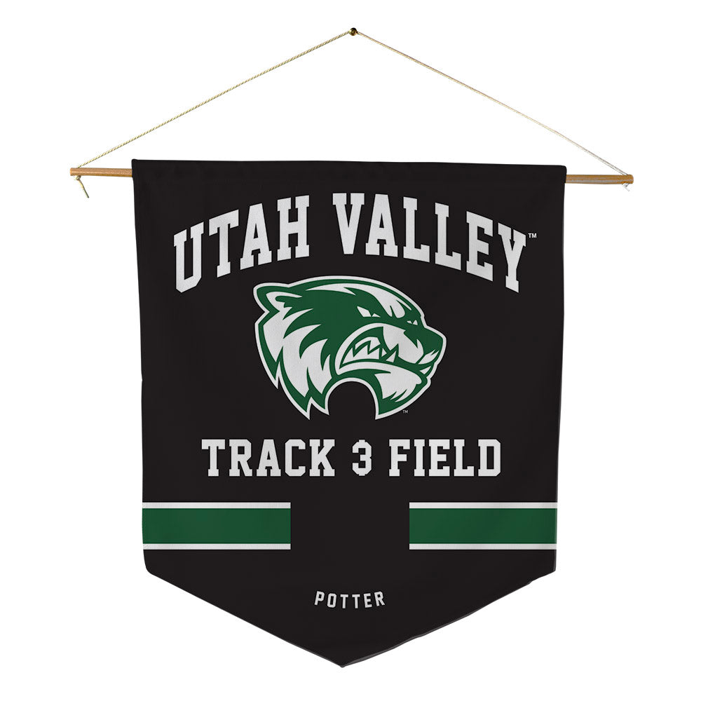 Utah Valley - NCAA Women's Track & Field : Anaya Potter - Pennant - 18" x 21"-0