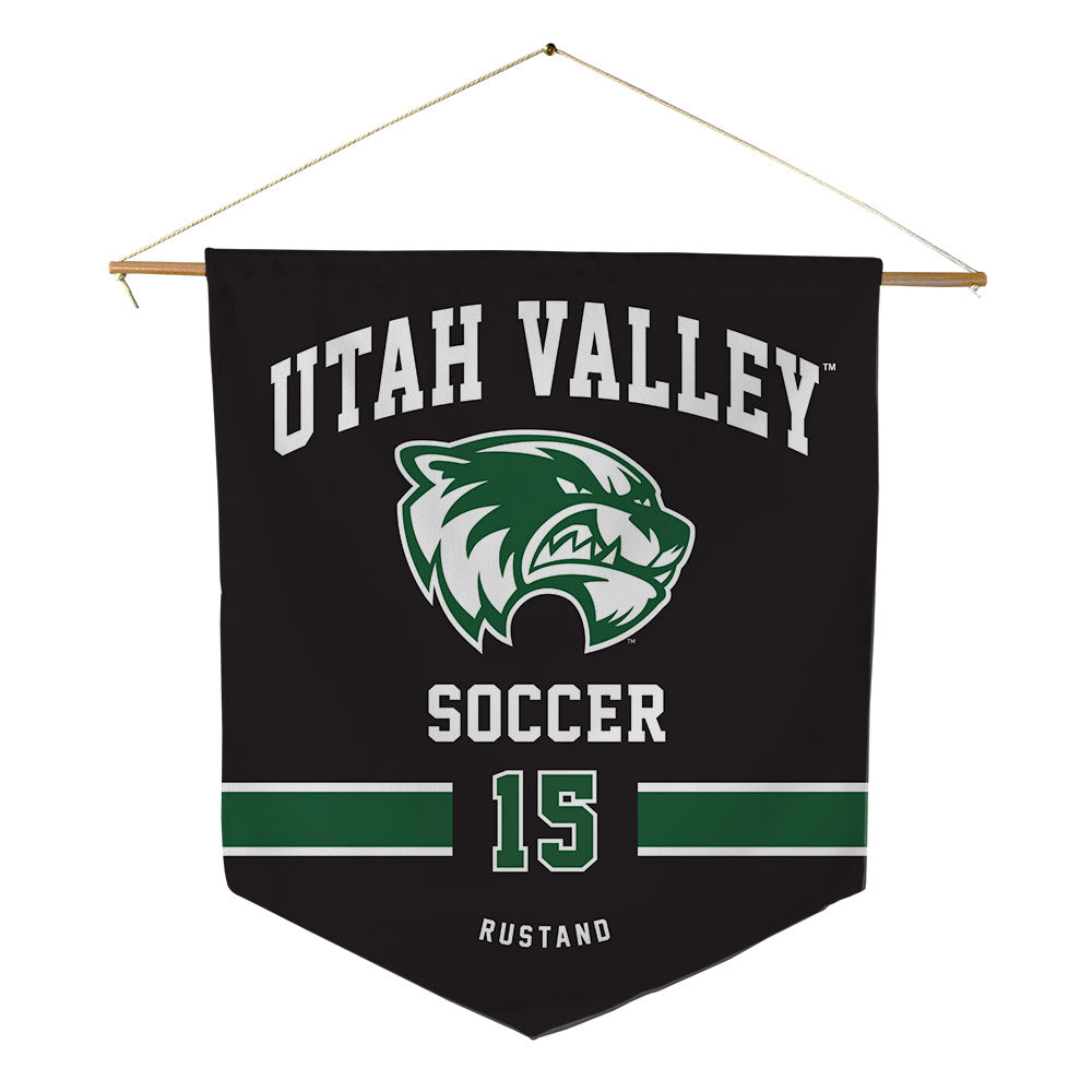 Utah Valley - NCAA Women's Soccer : Quinn Rustand - Pennant - 18" x 21"-0