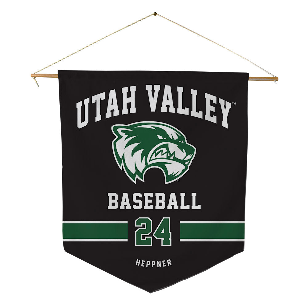 Utah Valley - NCAA Baseball : Jacob Heppner - Pennant - 18" x 21"-0