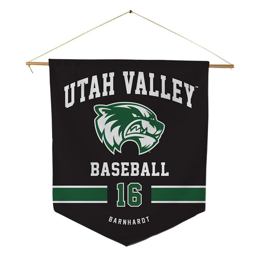 Utah Valley - NCAA Baseball : Joseph Barnhardt - Pennant - 18" x 21"-0