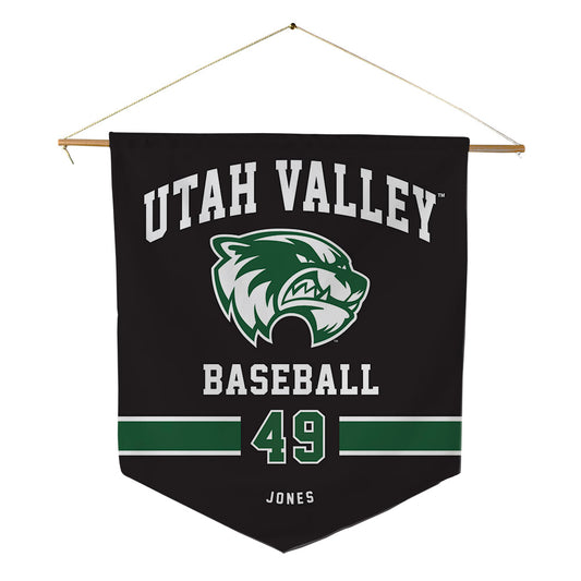 Utah Valley - NCAA Baseball : Jet Jones - Pennant - 18" x 21"-0