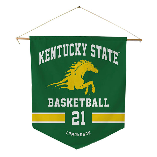 KYSU - NCAA Men's Basketball : Justin Edmondson - Pennant - 18" x 21"-0