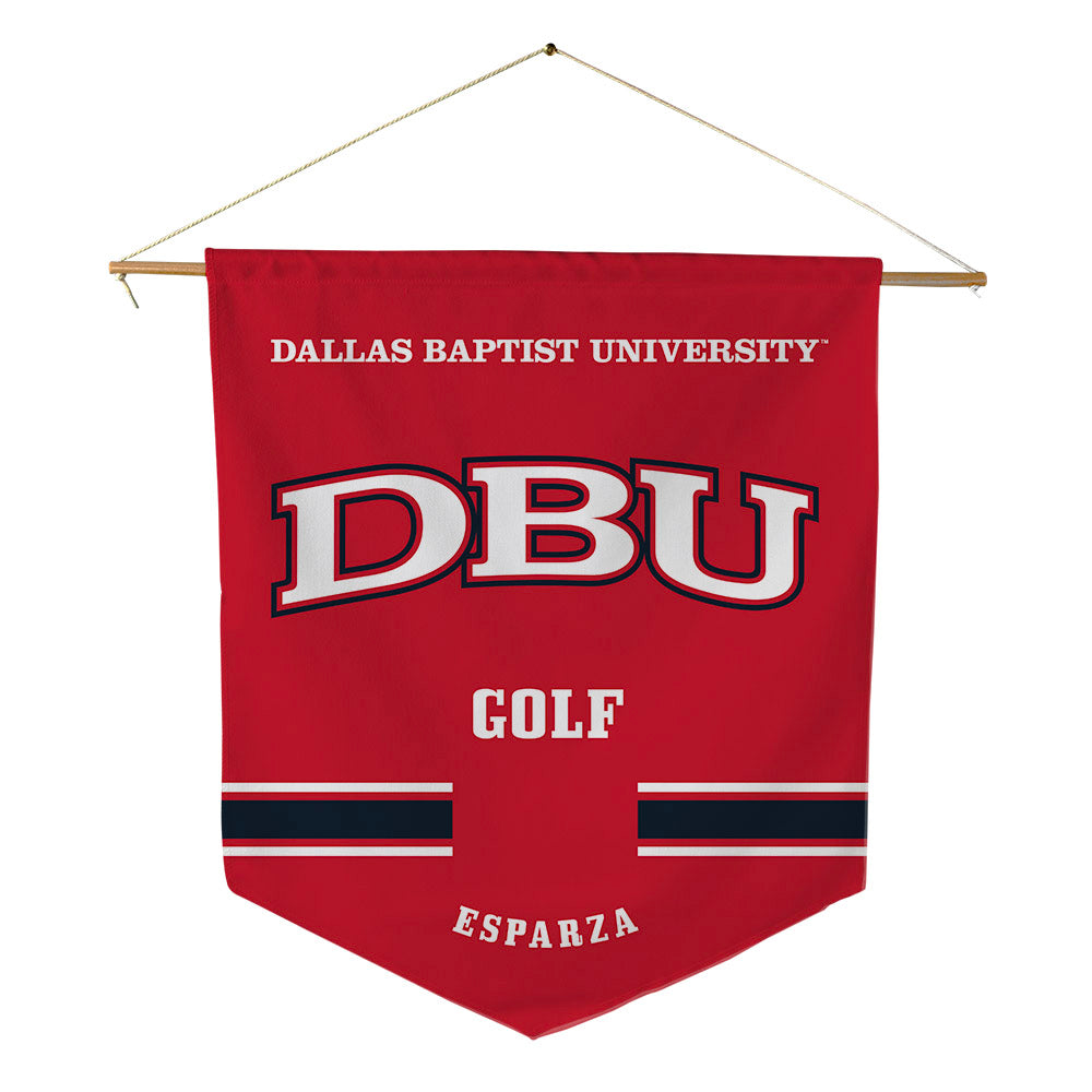 Dallas Baptist - NCAA Women's Golf : Gaia Esparza - Pennant - 18" x 21"-0