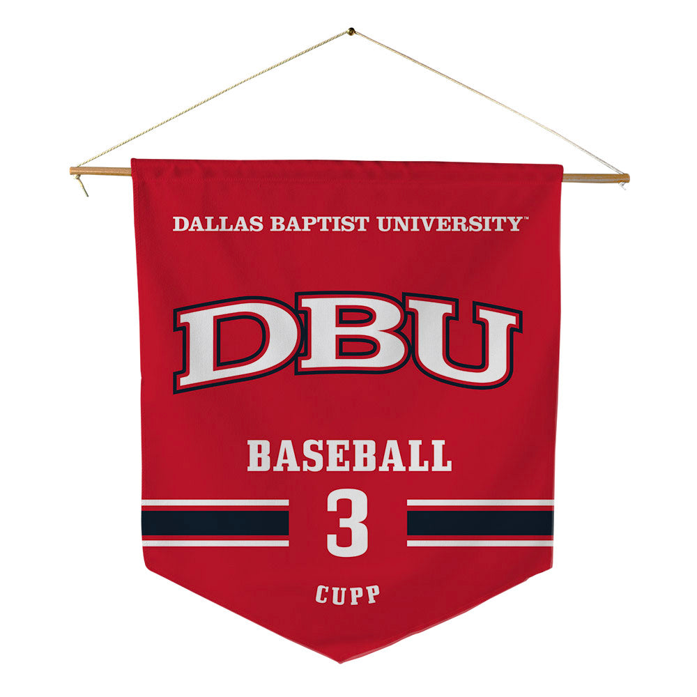 Dallas Baptist - NCAA Baseball : Dylan Cupp - Pennant - 18" x 21"-0