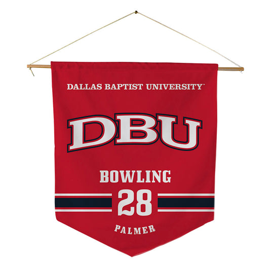 Dallas Baptist - NCAA Women's Bowling : Jayden Palmer - Pennant - 18" x 21"-0