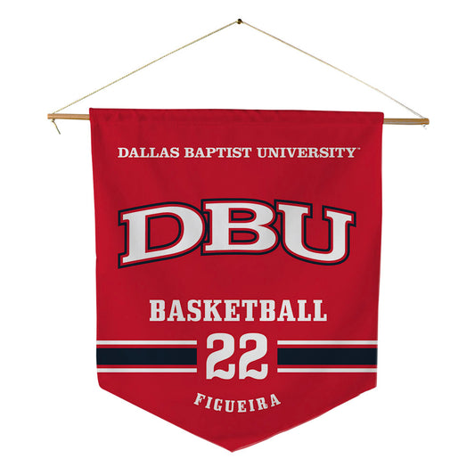 Dallas Baptist - NCAA Men's Basketball : Daniel Figueira - Pennant - 18" x 21"-0