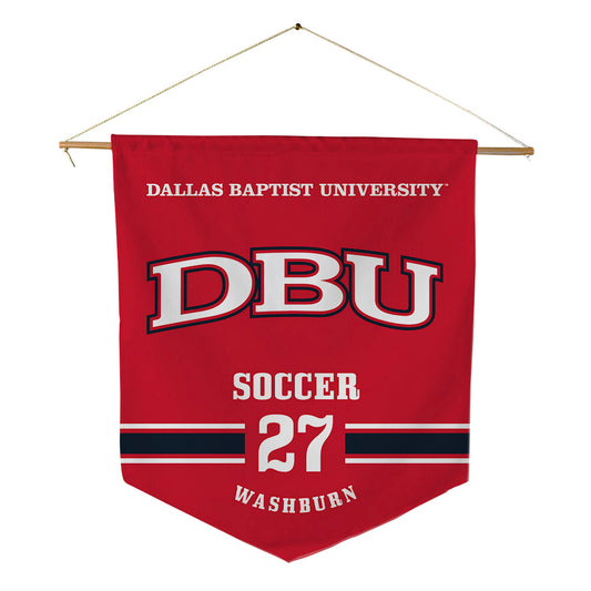 Dallas Baptist - NCAA Women's Soccer : Ashley Washburn - Pennant - 18" x 21"-0