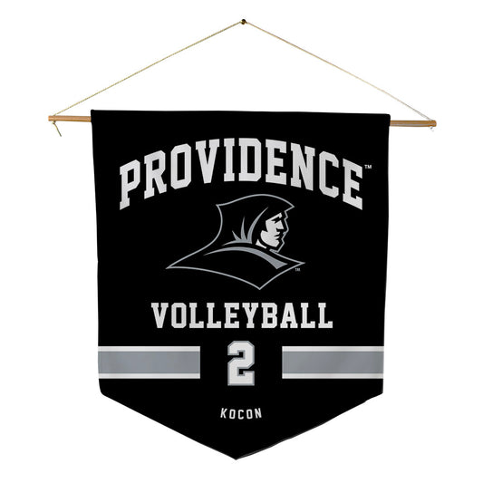 Providence - NCAA Women's Volleyball : Audrey Kocon - Pennant - 18" x 21"-0