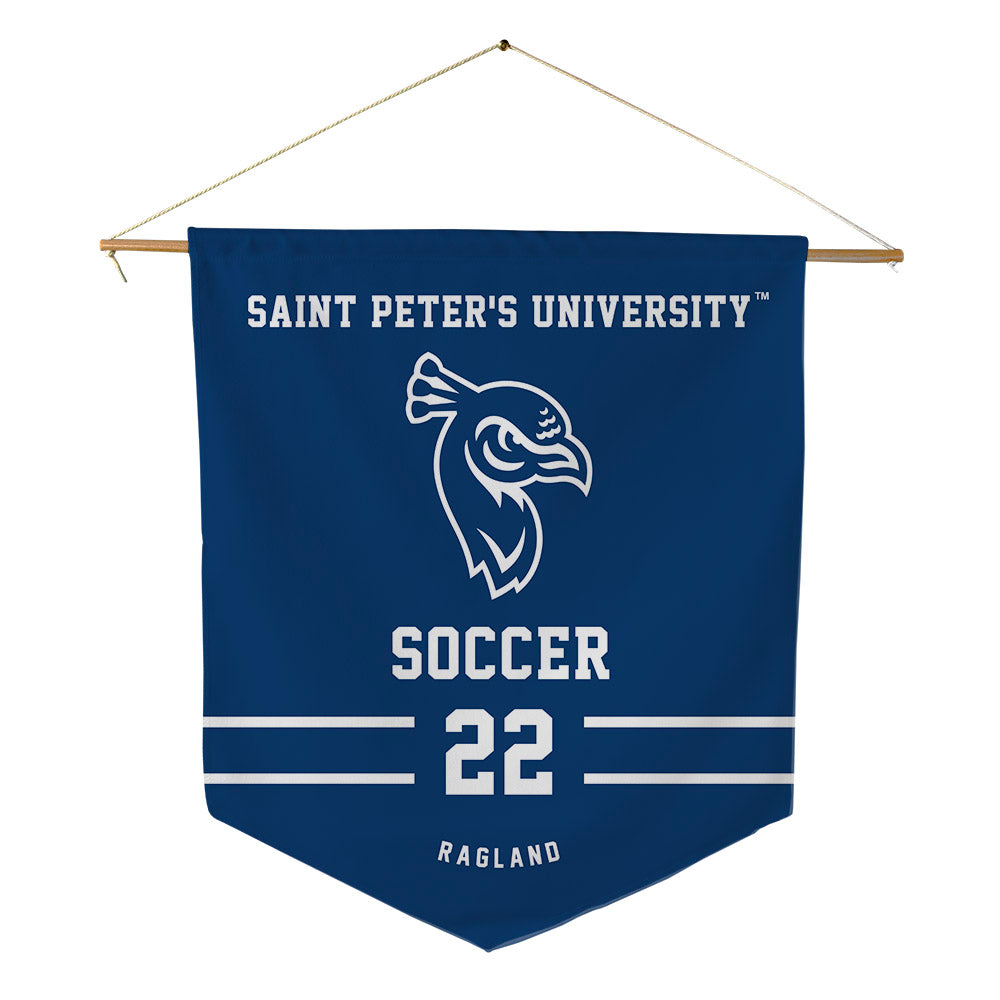 Saint Peter's - NCAA Women's Soccer : Sydney Ragland - Pennant - 18" x 21"-0