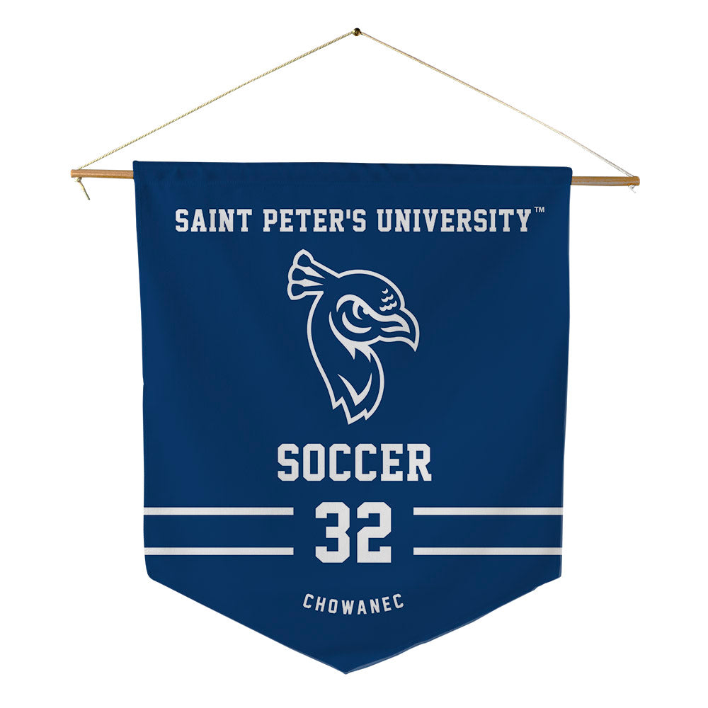 Saint Peter's - NCAA Men's Soccer : Craig Chowanec - Pennant - 18" x 21"-0