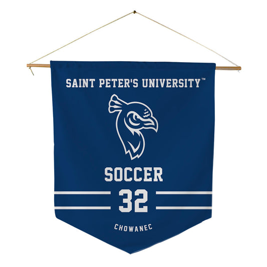 Saint Peter's - NCAA Men's Soccer : Craig Chowanec - Pennant - 18" x 21"-0