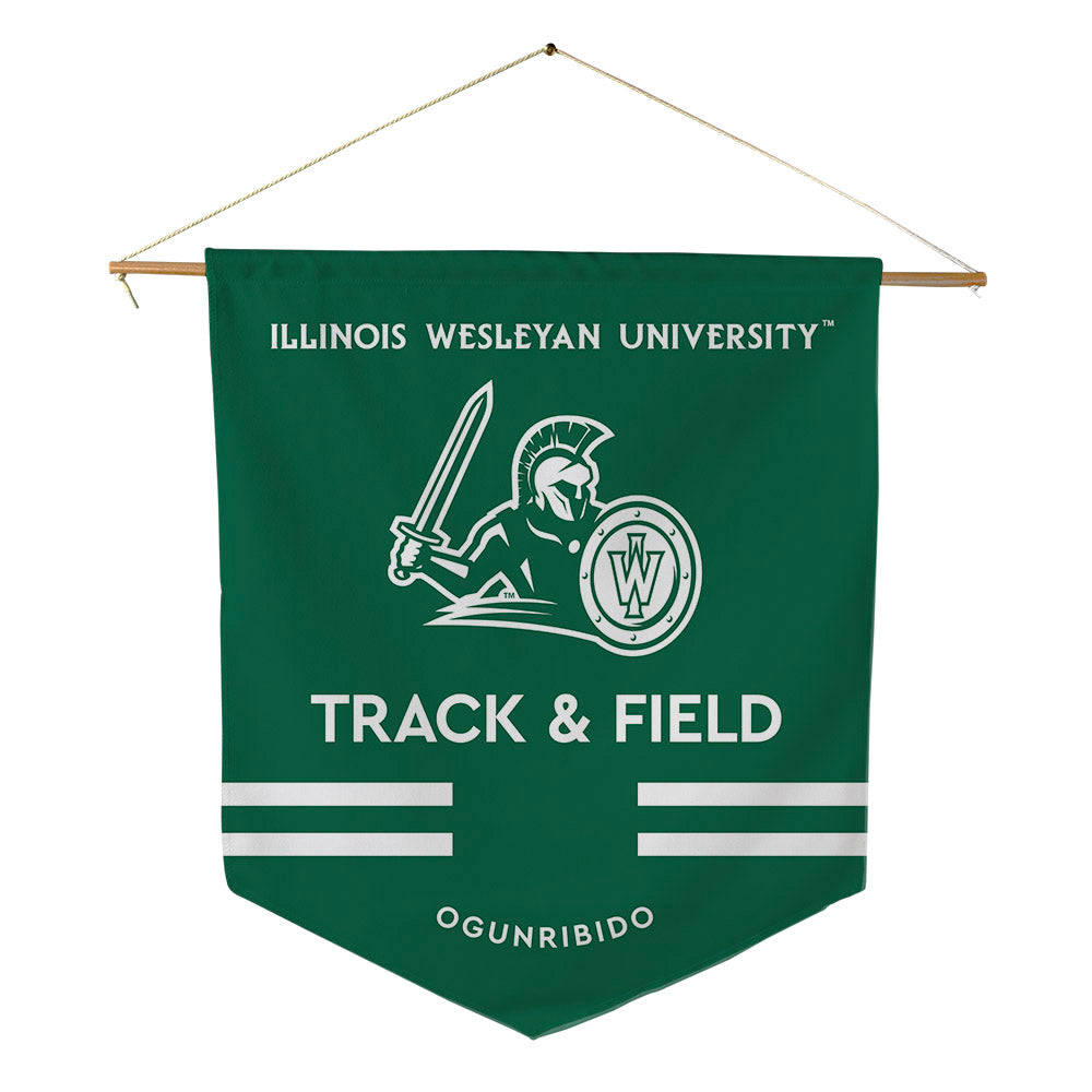 Illinois Wesleyan - NCAA Women's Track & Field : Imani Ogunribido - Pennant - 18" x 21"-0